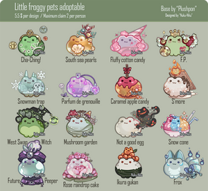 [CLOSED] : Froggy Pet Adopt 2