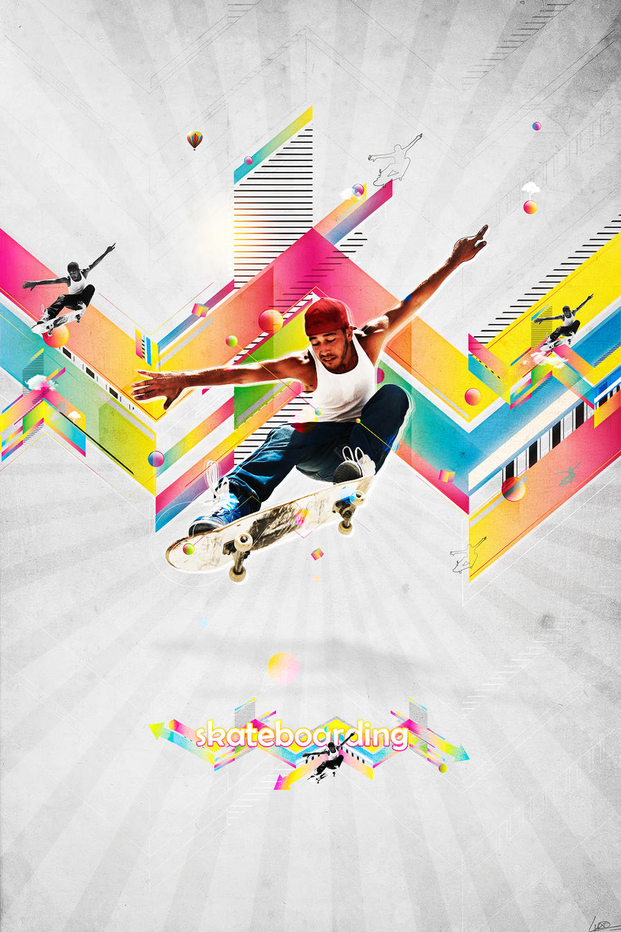 Skating out of colours