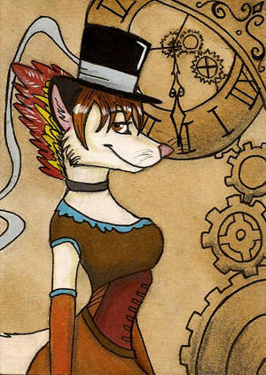 Clockwork lady by FoxInShadow on DeviantArt