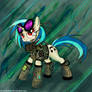 Cyberpunk Vinyl Scratch