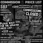 Price list by FoxInShadow