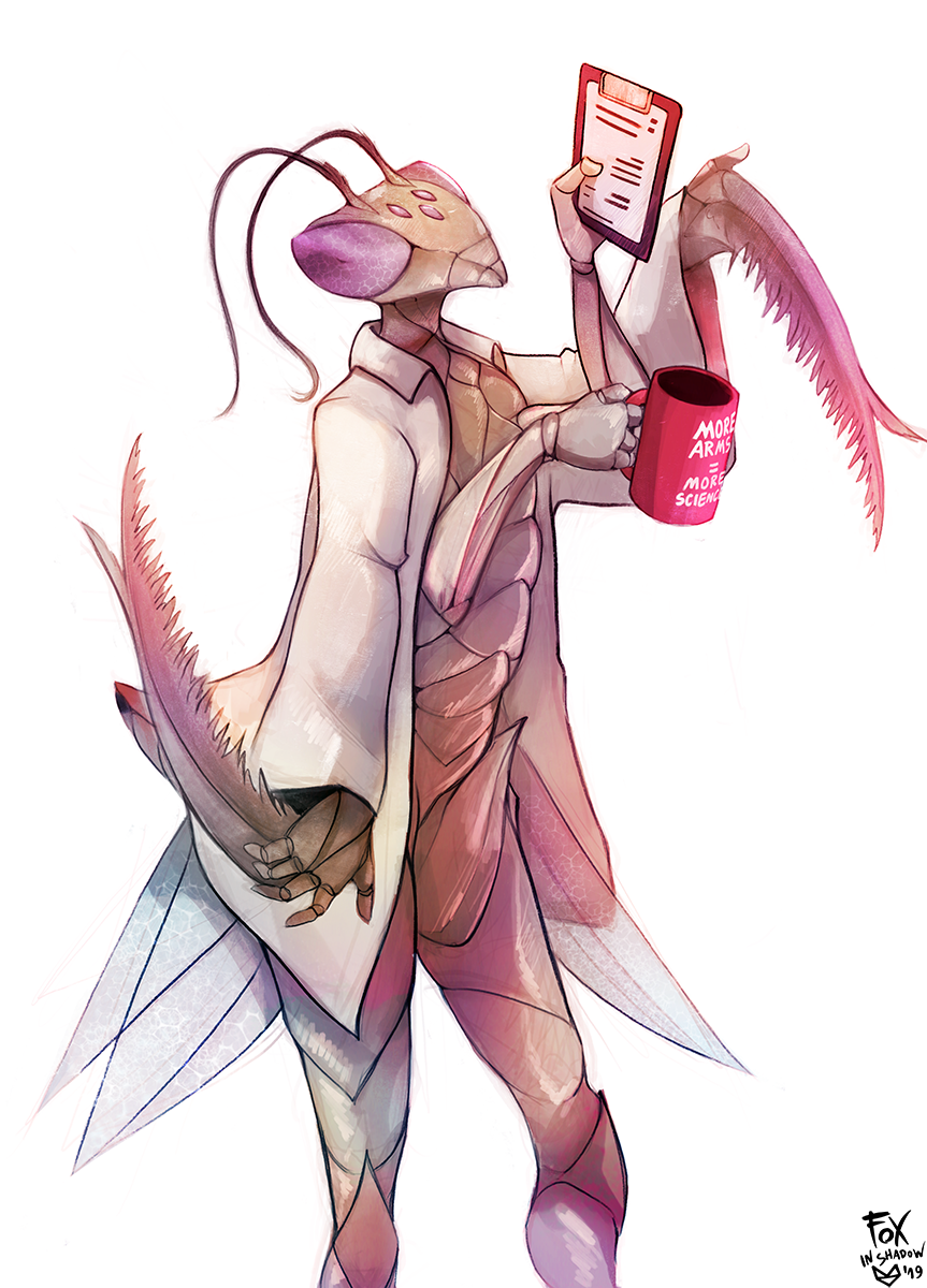 Mants Deviantart Mantis by FoxInShadow on DeviantArt