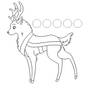 reindeer line art