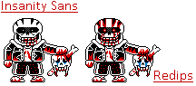 Pixilart - insanity sans sprite by EpicUTfan1234