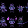 SwapFellSpin Skelebros and Dreemurs