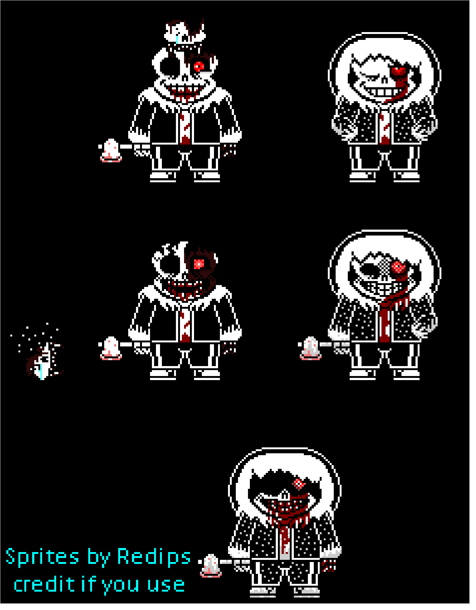 Mirrored Distortion] Chapter1-Ep2 Horror Sans vs Distorted Sans 