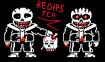 I tried making canon horror sans lol by SomePersonNamedBruv on DeviantArt