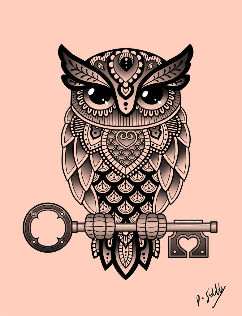 Owl and Key by Thagomizer89 on DeviantArt