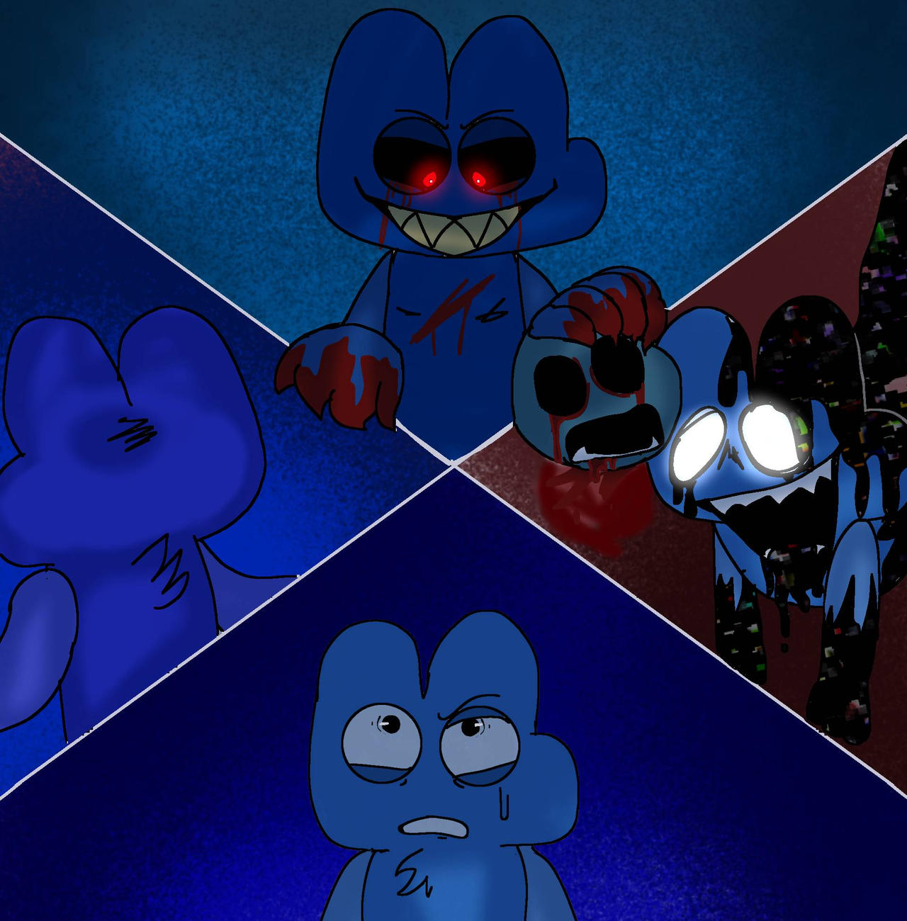 Bfb //The Fours//BFB// by DaveAndBambiArtist on DeviantArt