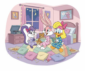 FIfi, Babs, Shirley Slumber Party
