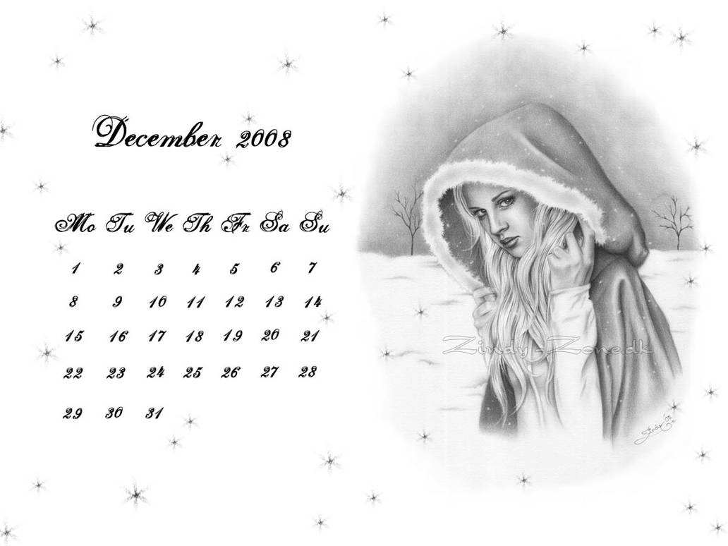 December 2008 calendar by Zindy on DeviantArt december-2008-calendar-by-zindy-on-deviantart