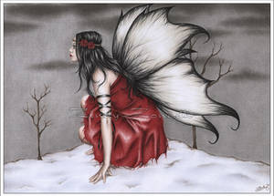 Red Winter Fairy