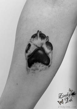 Dog Paw Tattoo