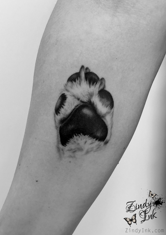 Dog Paw Tattoo by Zindy on DeviantArt Dog Paw Tattoo by Zindy on DeviantArt