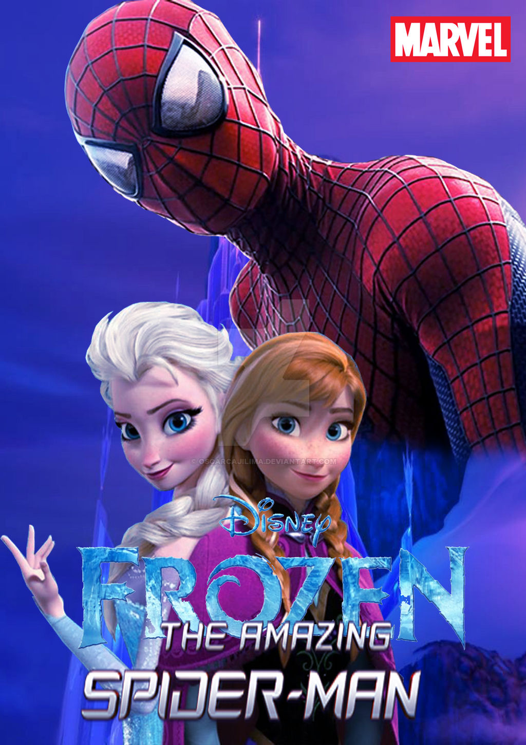 Spiderman Frozen movie by oscarcajilima on DeviantArt