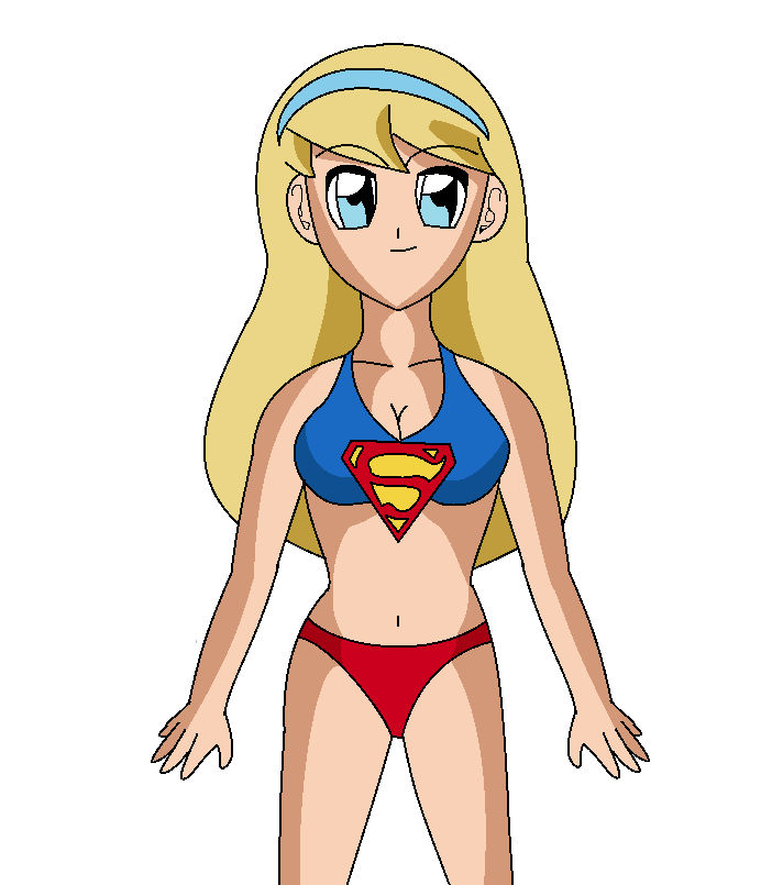 supergirl swimsuit