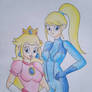 Samus and Peach