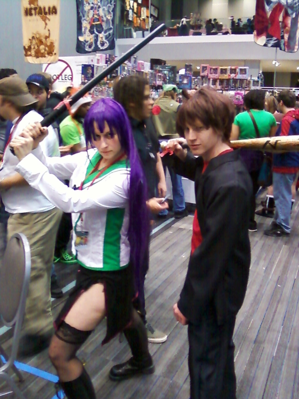 Saeko Busujima and Takashi Komuro Cosplay