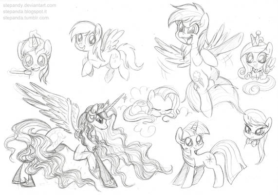 My Little Pony Free Sketches