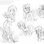 My Little Pony Free Sketches 2