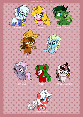 Ponysona - Friendship in the World - Characters