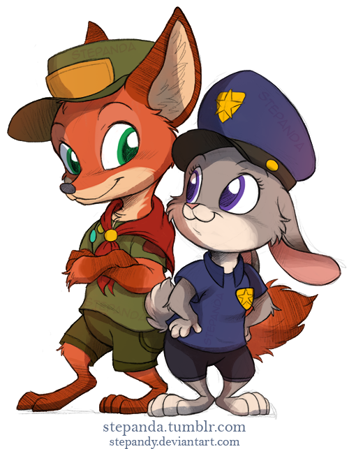 Nick Wilde and Judy Hopps