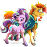 Sunburst and Starlight Glimmer