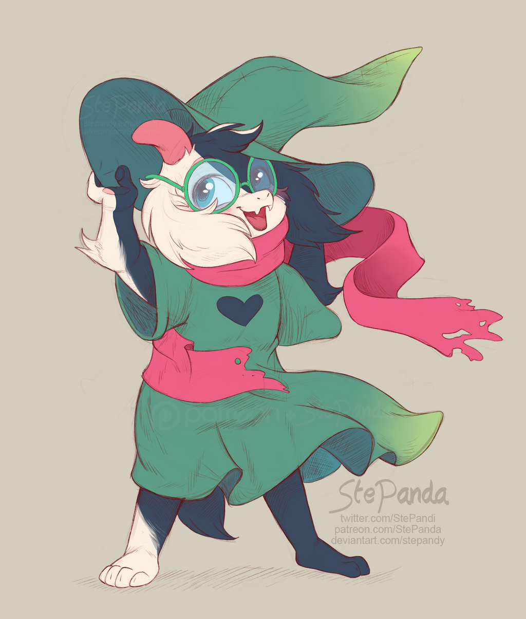 Ralsei - sketch by StePandy on DeviantArt