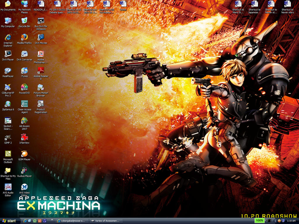 Appleseed Ex Machina Desktop By Cyborgakadjmoose On Deviantart