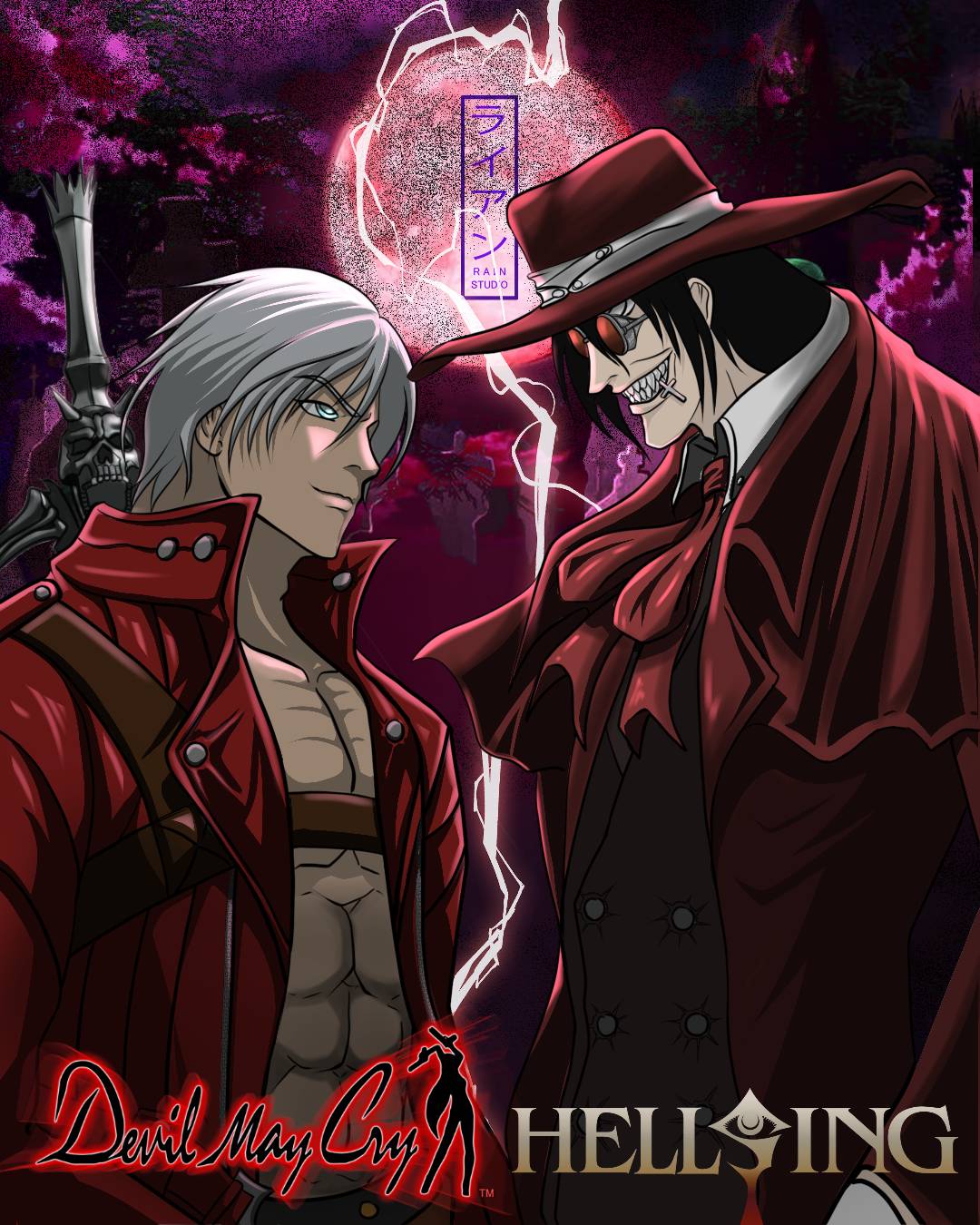 Dante Devil May Cry V.S Alucard Hellsing by ryanrainstudio on DeviantArt