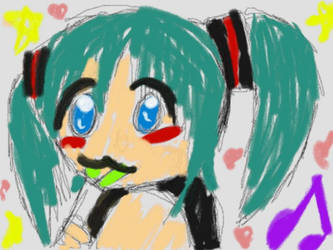 Kenken drew miku