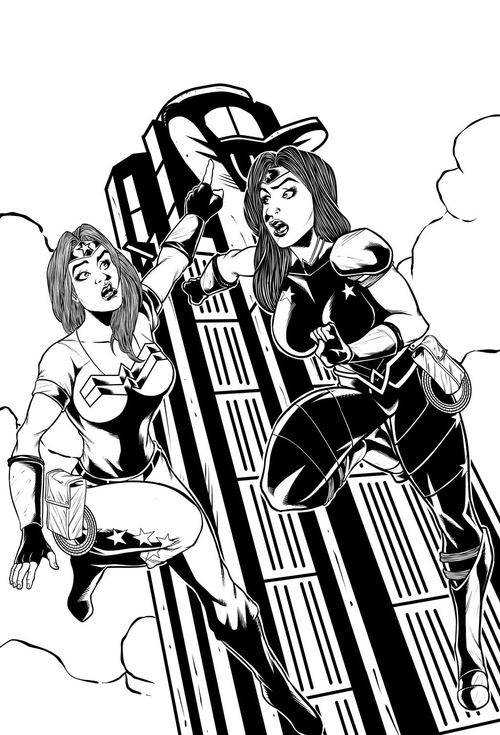 Donna Troy and Cassie Sandmark Commission