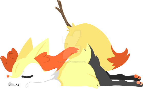 Sleepy Braixen