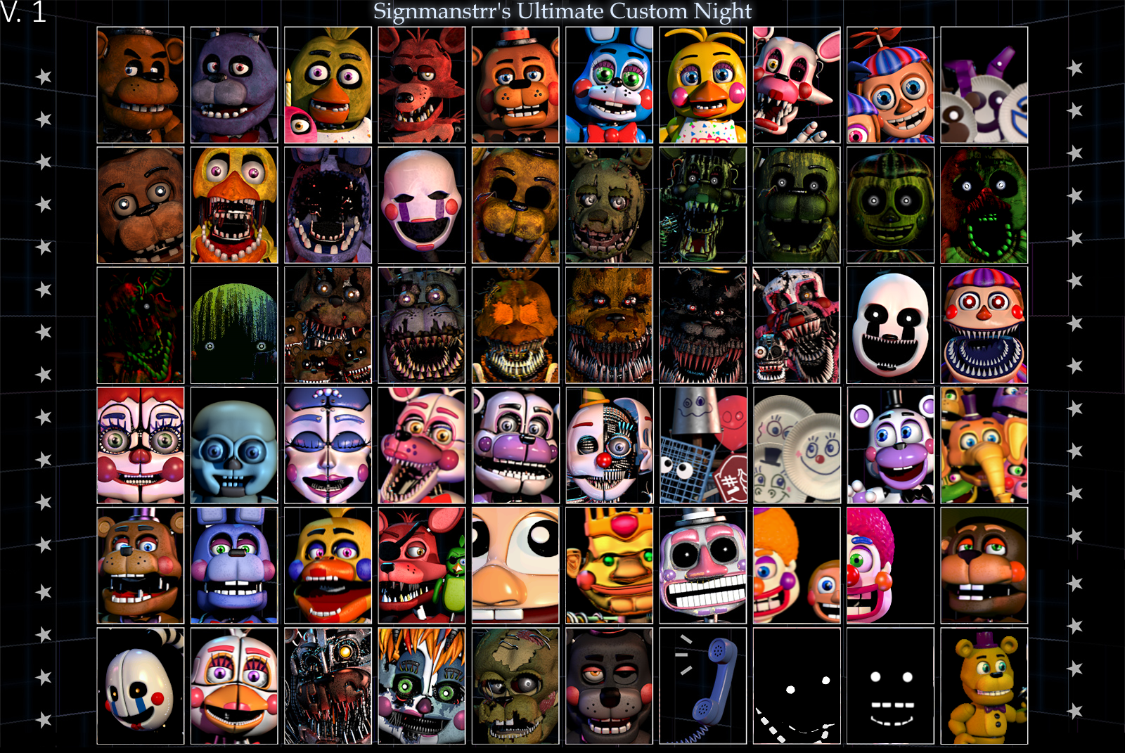 Stream FNAF Ultimate Custom Night 6am by gunther1077