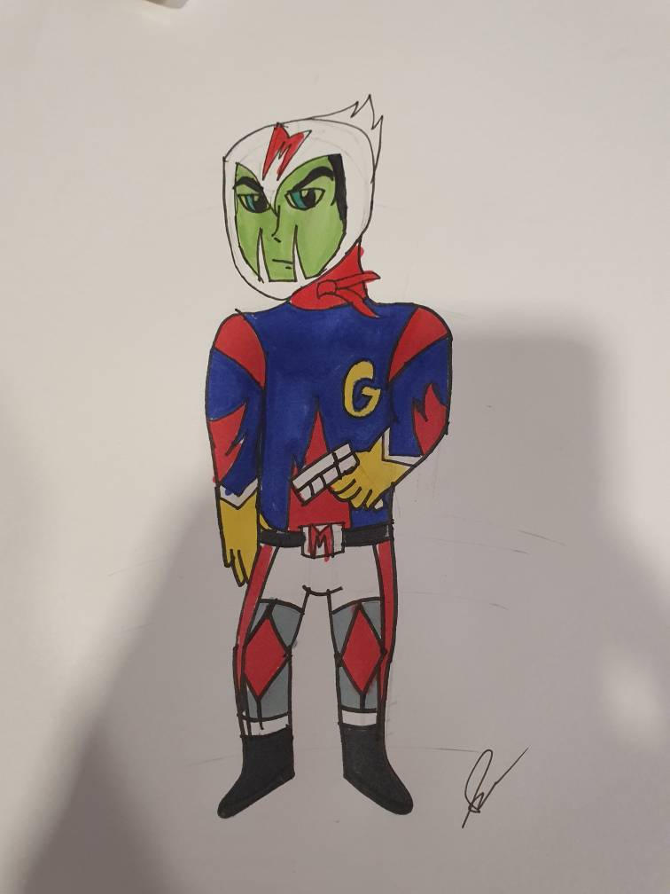 Speed Racer Anthropomorphic Sci-Fi! Speed Racer Redraw by DarkWolfKnight00 on DeviantArt