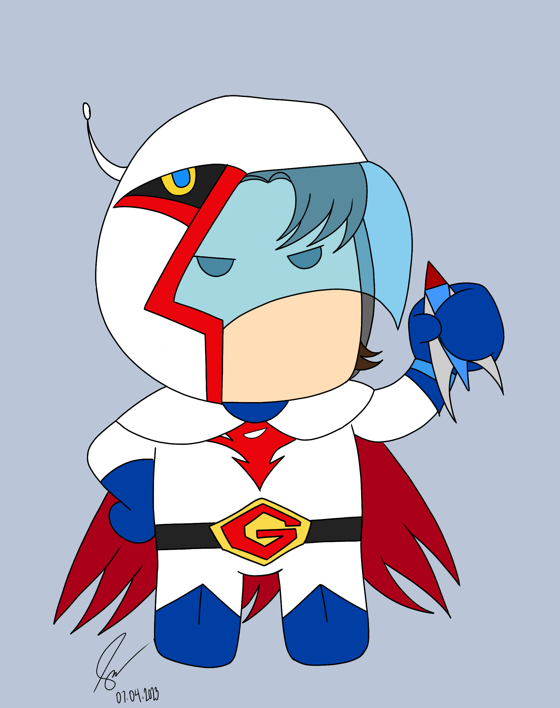 Gatchaman Deviantart Castle Crashers Ken (Gatchaman) by DarkWolfKnight00 on DeviantArt