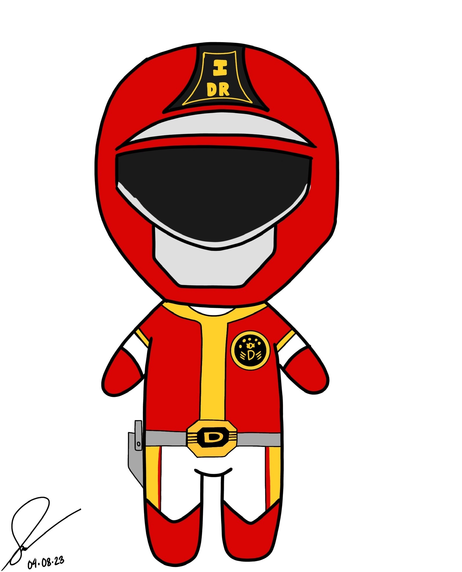 Dyna Red (Chibi) by DarkWolfKnight00 on DeviantArt