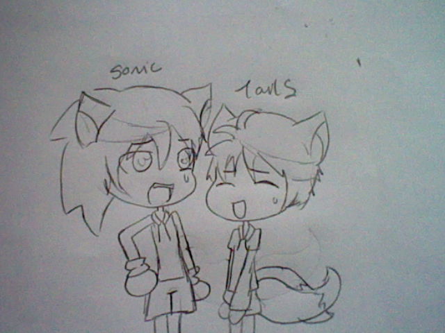 Sonic N Tails human form :D by yumi556 on DeviantArt
