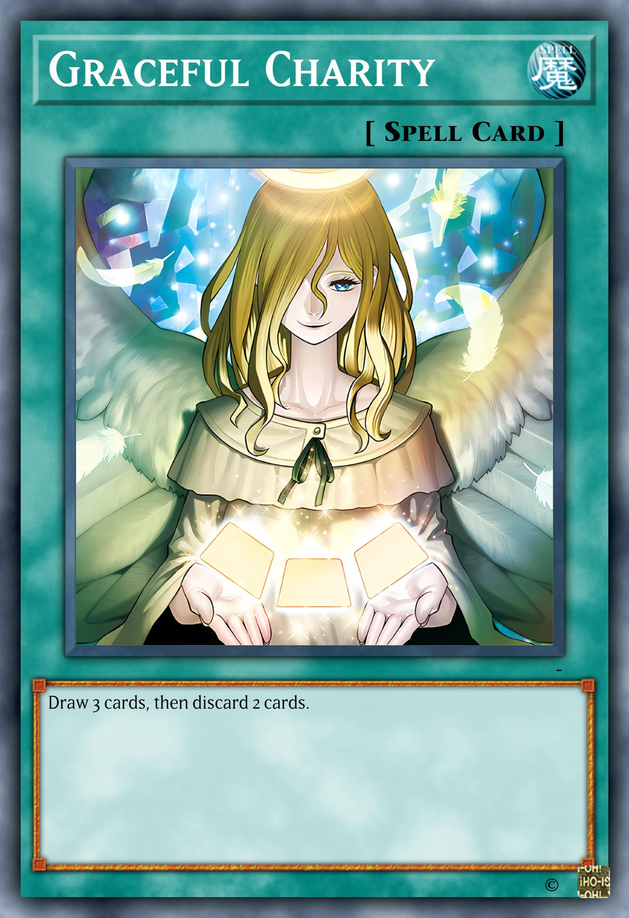 yugioh card graceful charity Yu-Gi-Oh! - (SDP-040) - Starter Deck Pegasus - Unlimited Edition Platinum Secret Rare Draw 3 cards Graceful Charity || Card of