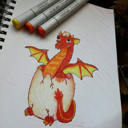 Copic Baby Dragon 