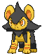 Shiny Luxio by MidnightsShinies