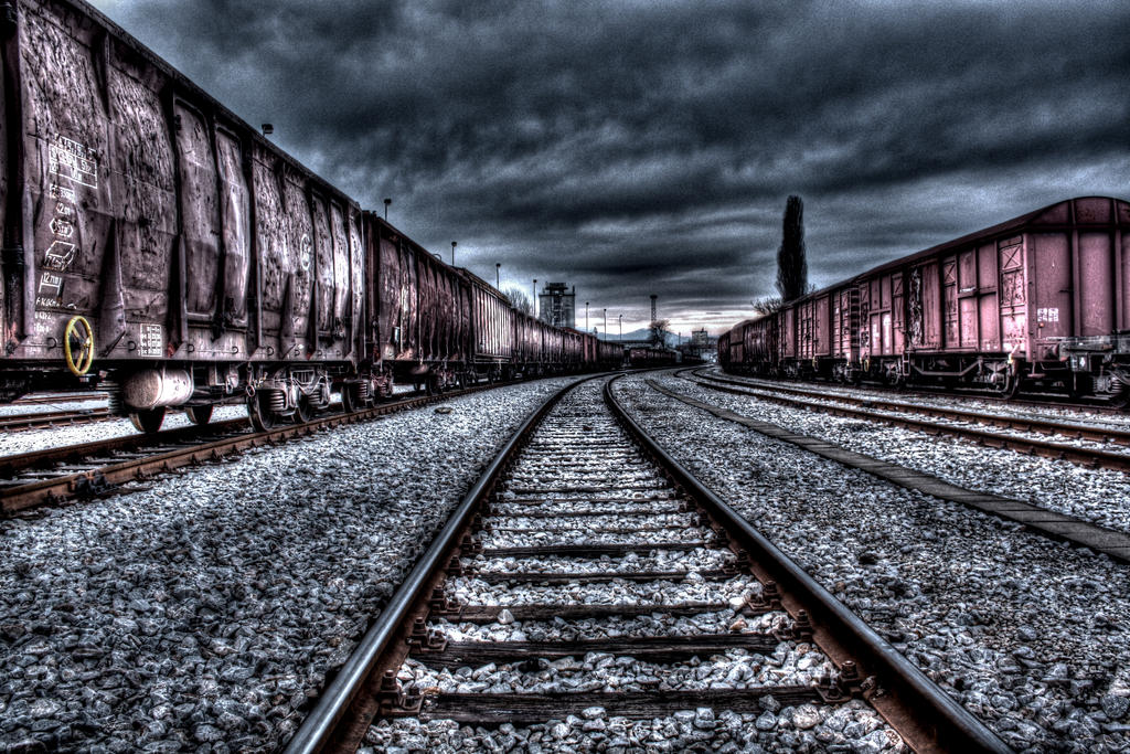 abandoned wagons