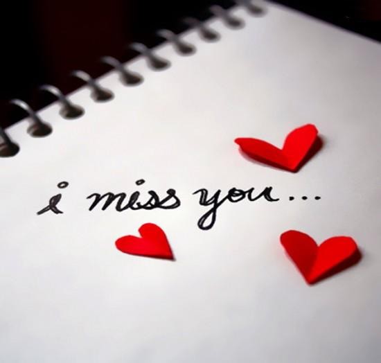 I miss You on paper