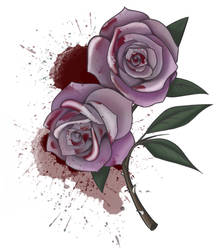 Bloody Rose tattoo