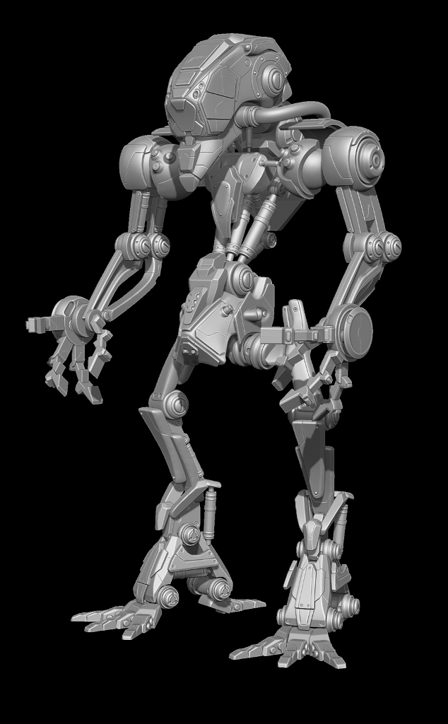 Mech in zBrush