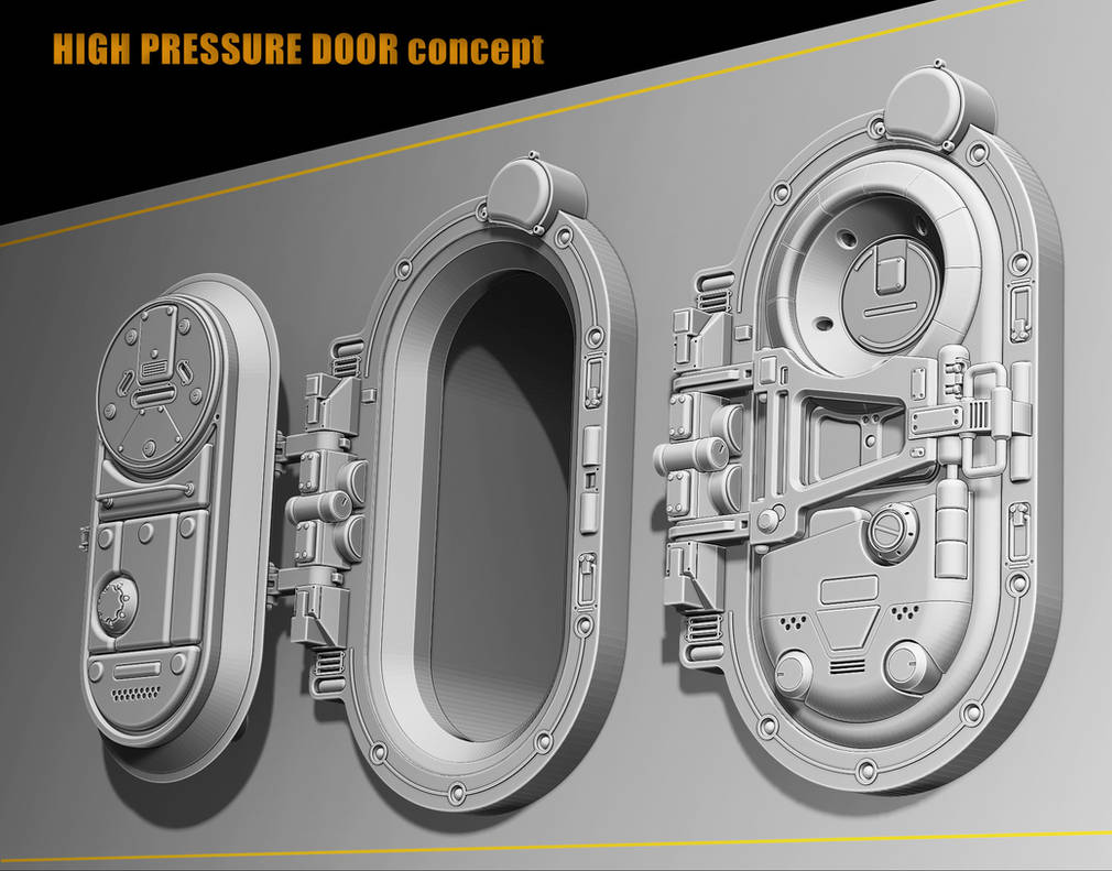 High pressure door concept (view #1) by VladimirAranovich on DeviantArt