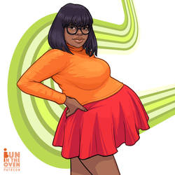 Ramona Forever Pregnant - Velma Cosplay by bunintheoven