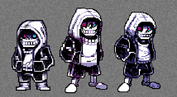 Dusttale - Sans battle sprite (animated) by sotwound on DeviantArt