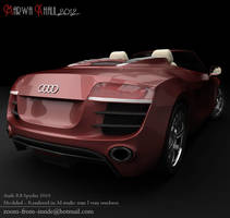 Audi r8 spyder (back)