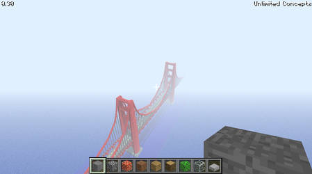 Golden Gate Bridge Minecraft